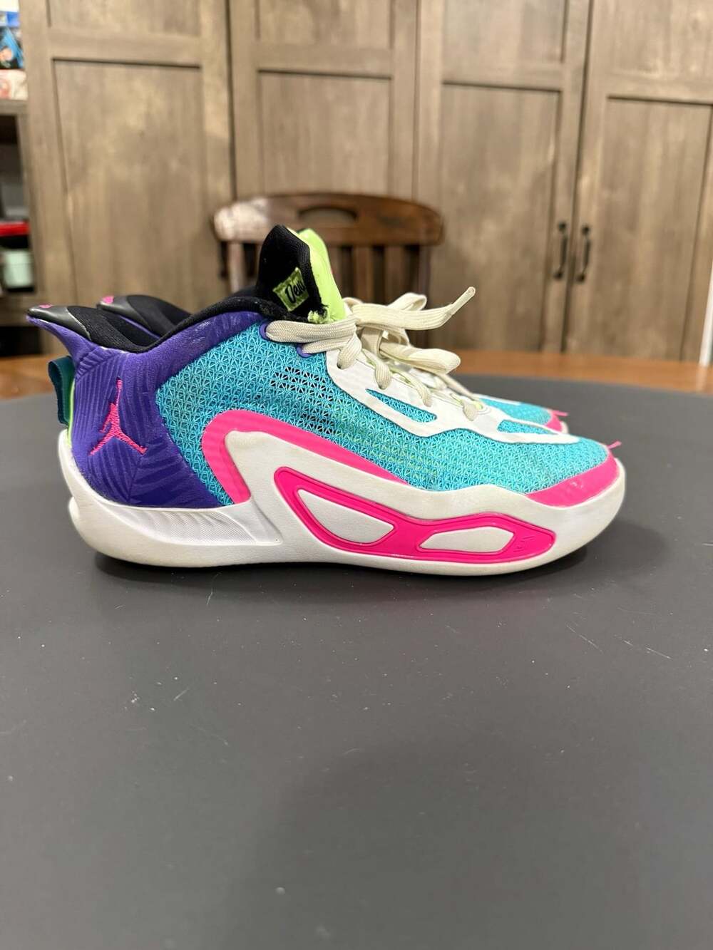 Jordan Tatum 1 GS Size 4Y Wave Runner Basketball Shoes